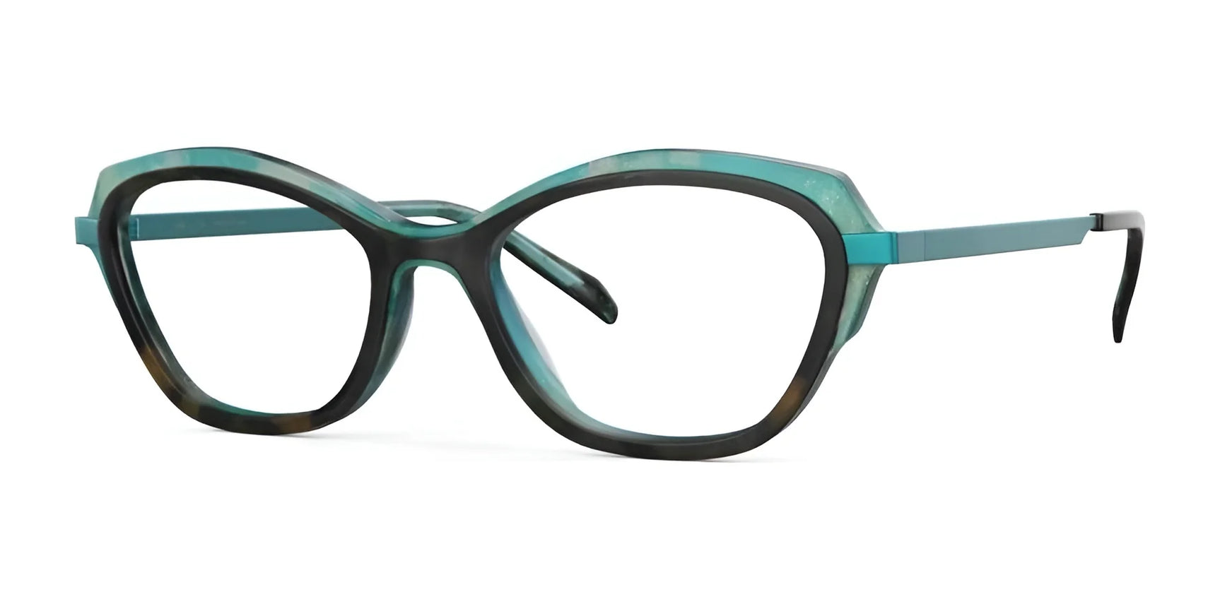 OGI SNOW Eyeglasses Teal Tortoise