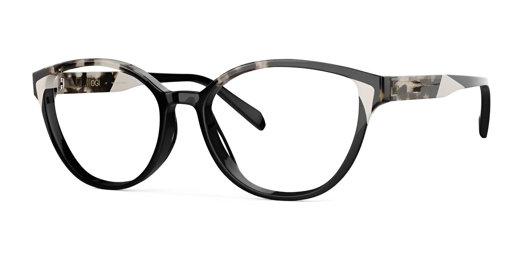 OGI SUGAR RUSH Eyeglasses Black Ivory Tortoise