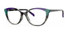 OGI SWARM Eyeglasses | Size 52 / Plum Teal Tortoise