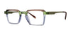 OGI THANKS MUCH Eyeglasses | Size 48 / Brown Olive