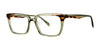 OGI THE BANK Eyeglasses | Size 52 / Green Tortoise