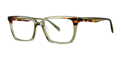 OGI THE BANK Eyeglasses Green Tortoise