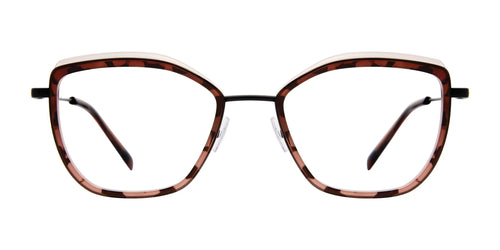 Red Rose URBINO Eyeglasses / Size 52 / Blush Tortoise