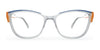 OGI Kids YEA NO YEA Eyeglasses | Size 53 / Grey Crystal