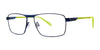 OGI Kids BULLDOG Eyeglasses | Size 52 / Blue Neon