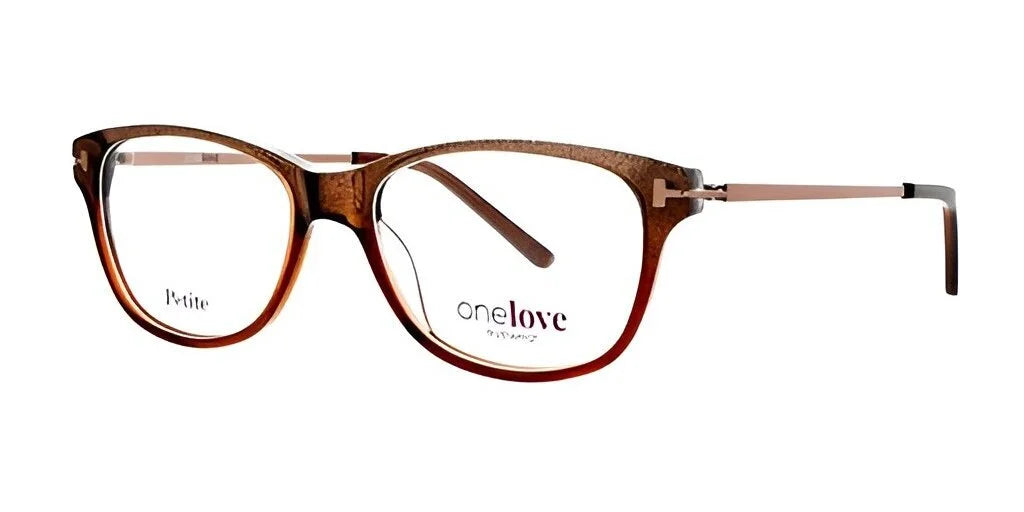 One Love HEALING Eyeglasses Brown Non Prescription