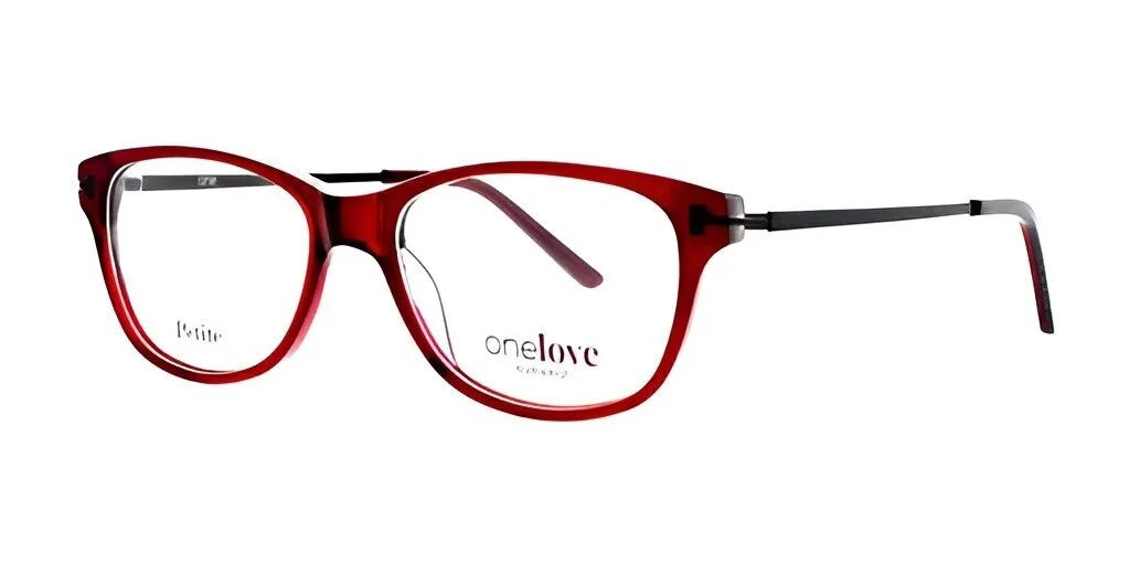 One Love HEALING Eyeglasses Red Non Prescription