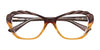 Paradox P5001 Eyeglasses | Size 52 / Dark & Light Brown & Crystal