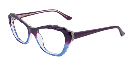 Paradox P5001 Eyeglasses Violet & Light Blue & Crystal