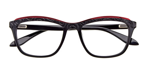 Paradox P5002 Eyeglasses / Size 52 / Black & Red