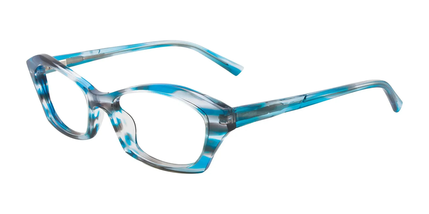 Paradox P5004 Eyeglasses Marbled Crystal Turquoise