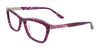 Paradox P5014 Eyeglasses | Size 52 / Marbled Purple/Silver & Mauve