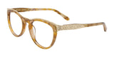 Paradox P5015 Eyeglasses Marbled Brown & Clear / Shiny Gold