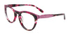Paradox P5015 Eyeglasses | Size 49 / Marbled Red & Pink/Shiny Pink