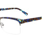 Blue & Yellow & Dark Brown