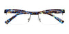 Paradox P5017 Eyeglasses | Size 55 / Blue & Yellow & Dark Brown