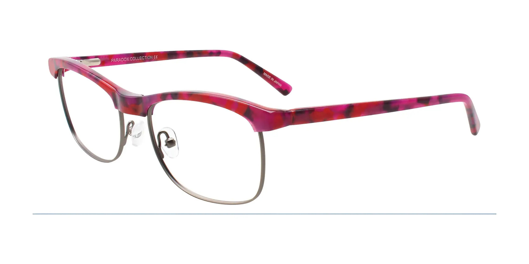 Paradox P5019 Eyeglasses Red & Pink & Purple & Steel