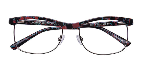 Paradox P5019 Eyeglasses / Size 52 / Blue & Black & Red & Green & Steel