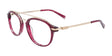 Paradox P5027 Eyeglasses Red & Crystal & Light Gold