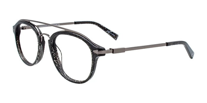 Paradox P5027 Eyeglasses | Size 49 / Black & Crystal