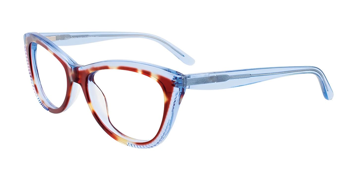 Paradox P5028 Eyeglasses Brown & Crystal Blue