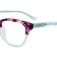 Purple & Dark Brown Marbled & Light Crystal Bue