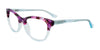 Paradox P5030 Eyeglasses | Size 52 / Purple & Dark Brown Marbled & Light Crystal Bue