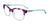 Paradox P5030 Eyeglasses | Size 52 / Purple & Dark Brown Marbled & Light Crystal Bue
