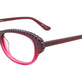 Dark Red & Crystal Pink