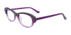 Paradox P5035 Eyeglasses | Size 52 / Dark Purple & Light Crystal Purple