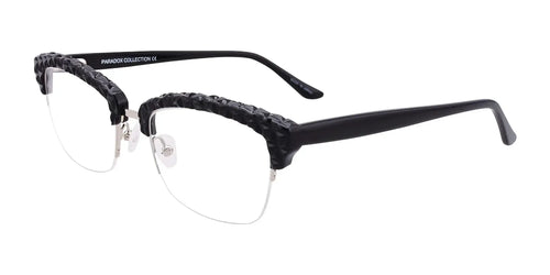 Paradox P5036 Eyeglasses / Size 53 / Black & Silver