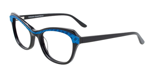 Paradox P5040 Eyeglasses / Size 51 / Black & Blue