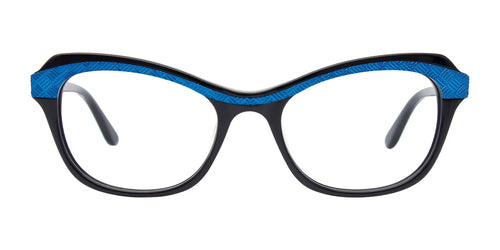 Paradox P5040 Eyeglasses / Size 51 / Black & Blue