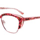 Shiny Light Pink & Pink Crystal & Brown