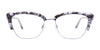 Paradox P5041 Eyeglasses | Size 52 / Shiny Light Pink & Pink Crystal & Brown