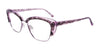 Paradox P5041 Eyeglasses | Size 52 / Shiny Lilac & Purple Crystal & Grey