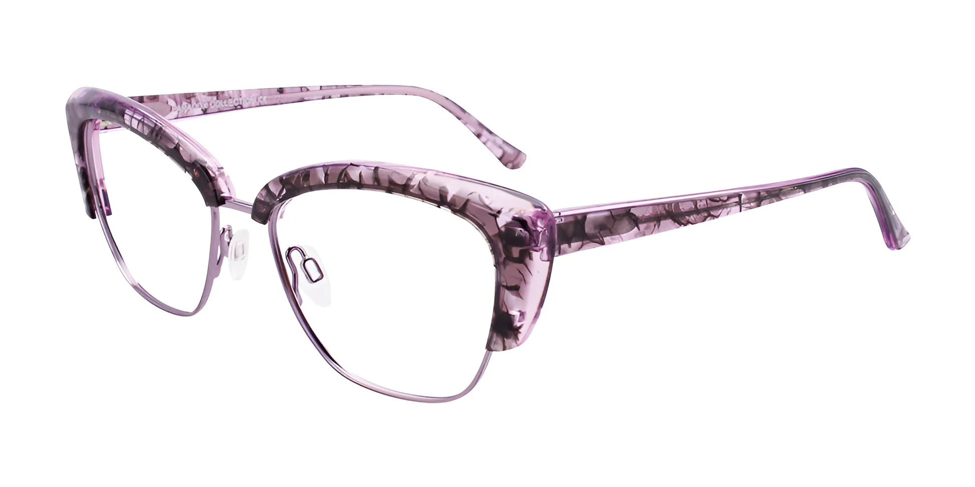 Paradox P5041 Eyeglasses Shiny Lilac & Purple Crystal & Grey