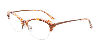 Paradox P5043 Eyeglasses Brown & White