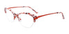 Paradox P5043 Eyeglasses | Size 52 / Red & White