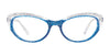 Paradox P5044 Eyeglasses | Size 52 / Blue & Crystal