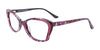 Paradox P5045 Eyeglasses | Size 52 / Violet & Red & Marbeld Pearl Pink