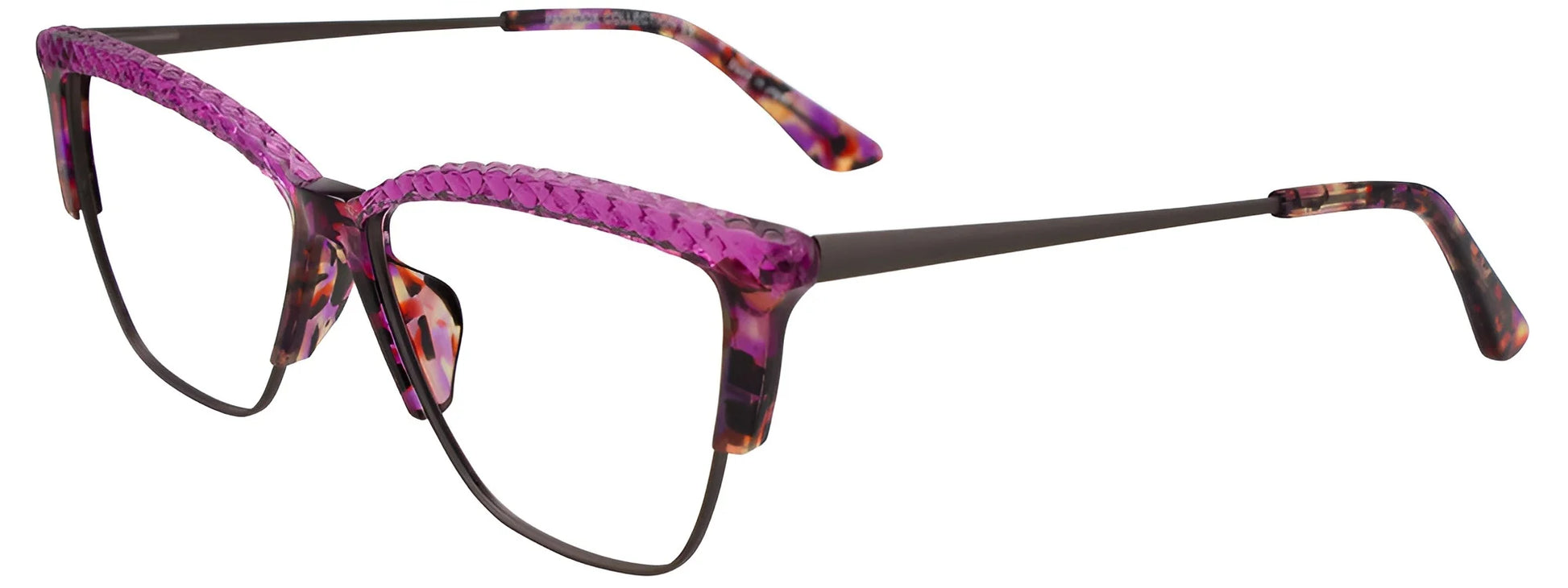 Paradox P5047 Eyeglasses Marbled Purple & Pink & Grey