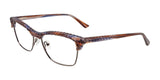 Paradox P5048 Eyeglasses Marbled Brown & Dark Grey