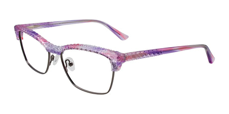 Paradox P5048 Eyeglasses Marbled Pink & Dark Grey