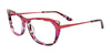 Paradox P5049 Eyeglasses | Size 52 / Matt Red & Pink Marbled