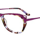 Shiny Fuchsia & Purple Marbled