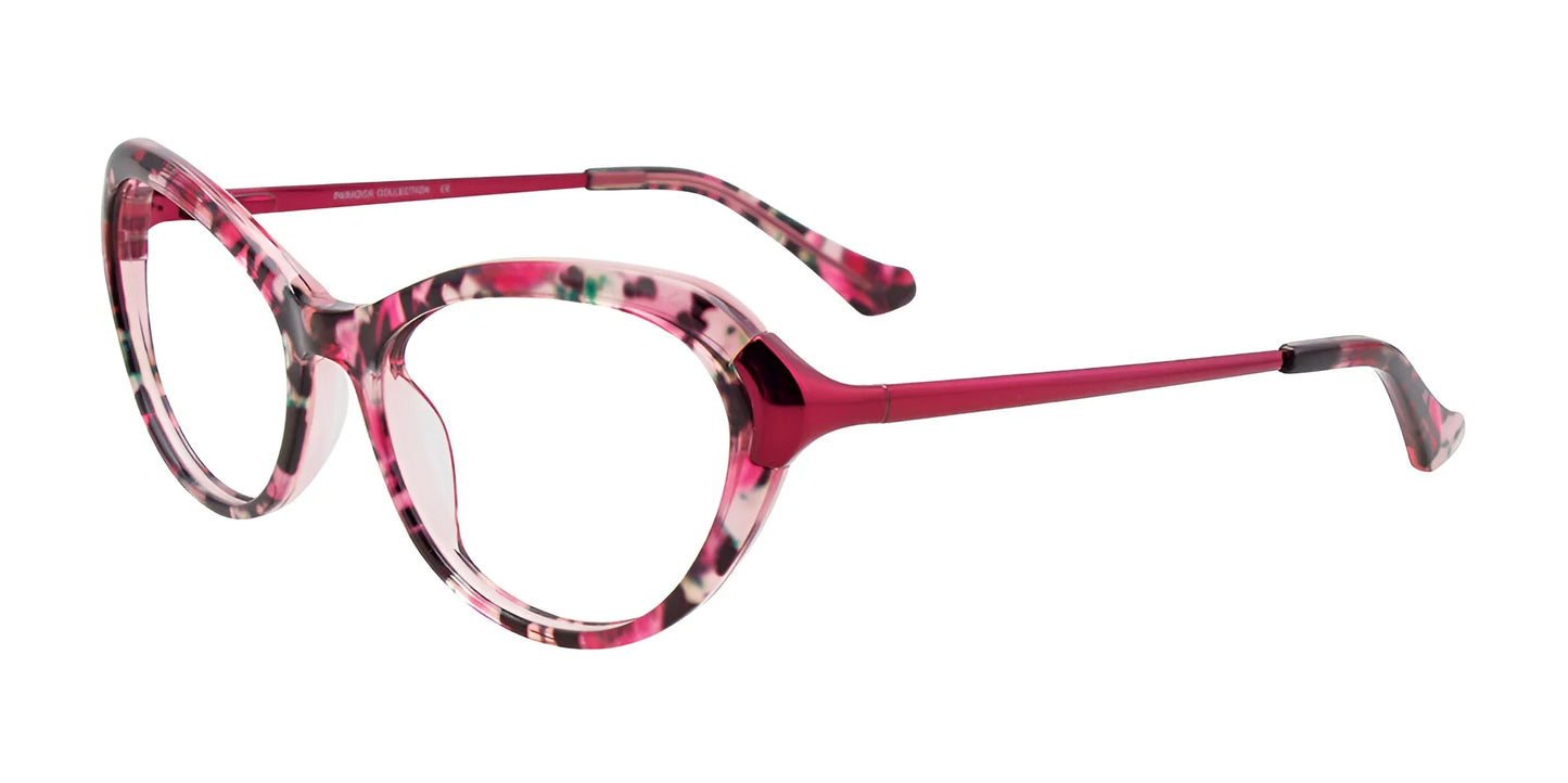 Paradox P5050 Eyeglasses Pink Marbled & Dark Pink