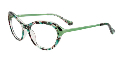 Paradox P5050 Eyeglasses Green Marbled & Green