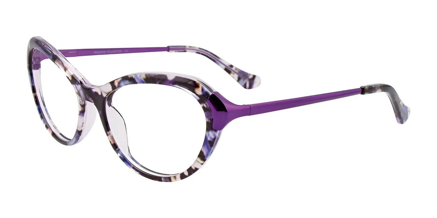 Paradox P5050 Eyeglasses Violet Marbled & Violet