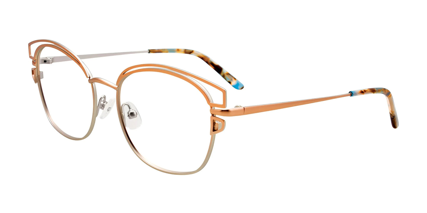 Paradox P5058 Eyeglasses Matt Beige & Light Steel Gradient